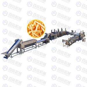 Livraison à temps Ligne de production automatique écologique de frites surgelées Machines à clés Friteuse pour légumes du Henan - Product Image 4