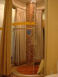 <span class=keywords><strong>Cabina</strong></span> <span class=keywords><strong>Doccia</strong></span> Scorrevole in Vetro Temperato con Telaio in Alluminio di Forma Rotonda con <span class=keywords><strong>Soffione</strong></span> - Product Image 4