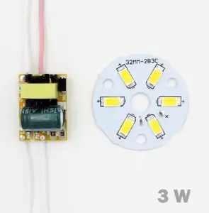 3W đến 24W SMD dẫn ánh sáng bảng đèn bảng điều khiển cho trần với AC 100-240V dẫn trình điều khiển cung cấp điện