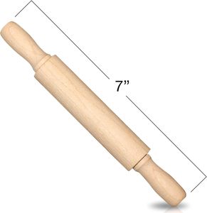 Ensemble de mini rouleaux à pâtisserie en bois de 7 pouces avec 3 petites planches à pâtisserie pour les enfants pour <span class=keywords><strong>Play</strong></span> <span class=keywords><strong>Doh</strong></span> Cookie Dough Arts Crafts pour les garçons - Product Image 2
