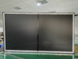 Écran de projection à cadre fixe-Mat 100 <span class=keywords><strong>106</strong></span> 120 pouces-Accrocher au mur-Écran de projection 4K - 8K Ultra HD blanc doux - Product Image 5