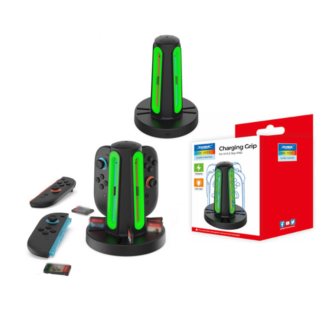Wholesale Controller Charging Station Magnetic Charger Dock with Game Card Storage Slots for Switch 2 Joypad