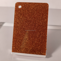 OLEG Prix d'usine 3mm 4x8ft Couleur personnalisée à motifs Chunky Gold Glitter Cast Acrylic Plastic Sheet Board