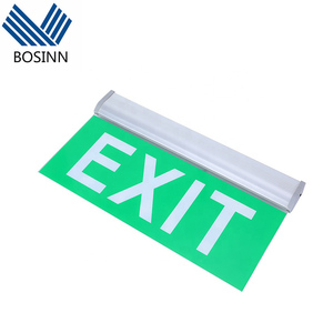 Luz de emergencia para pasillo de Hotel, iluminación de seguridad contra incendios con batería recargable, señal de salida de emergencia verde para porche - Product Image 4