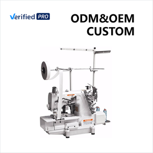 <b>DS</b>-822ED-02BB-TK/KPPlatform Type Automatic Thread Trimmer Double Needle Chain Pants Earphone,interlock Sewing Machine Belt Loop - Product Image 2
