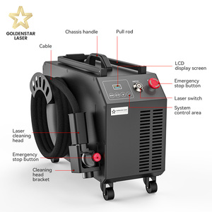 200W Laser Cleaning Machine Laser <strong>Rust</strong> <strong>Removal</strong> Mini Portable Handheld For Wood Metal Plastics Paint Cleaning Factory Price