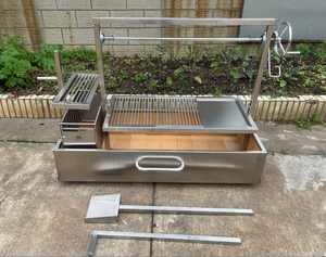 Stainless Steel Santa Maria <strong>Grill</strong> With Brasero Argentine Argentina <strong>Argentinian</strong> Charcoal <strong>Grill</strong> Parilla Outdoor Bbq <strong>Grill</strong> - Product Image 1