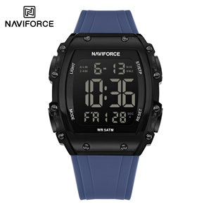 Reloj Digital NAVIFORCE 6107 para Hombre con Correa de Silicona, Compra al por Mayor, Deportivo, Resistente al Agua, LCD Luminoso, Reloj Original para Hombre - Product Image 6