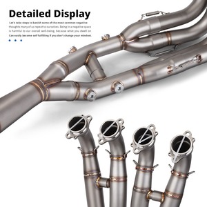 <span class=keywords><strong>Tube</strong></span> de raccordement avant en acier inoxydable 60 mm pour <span class=keywords><strong>échappement</strong></span> <span class=keywords><strong>moto</strong></span> Yamaha S1000RR/S1000R 2019-2024 Droit – Nouveau modèle pour rétrofit/amélioration - Product Image 5