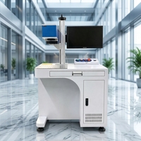 Machine de marquage et de gravure laser à fibre neuve à prix abordable pour plastique et métal, CNC, refroidie par air, haute vitesse avec support IA