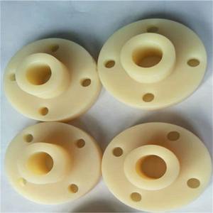 Boccola in Plastica Industriale Lavorata CNC Autolubrificante con Flangia, Rivestimento per Albero, 100mm, in PTFE, <span class=keywords><strong>Delrin</strong></span>, POM, Acetal, Nylon - Product Image 2