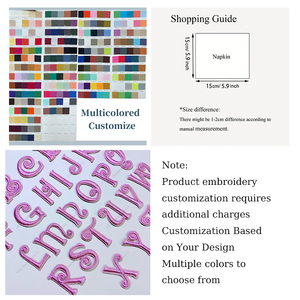 Set di Tovaglioli da Cocktail in <span class=keywords><strong>Lino</strong></span> Colorato con Orlo a Punto Smirne, Sottobicchieri Usa e Getta, Decorazioni per Matrimoni e Feste, Regalo Personalizzato, Tovagliette - Product Image 3