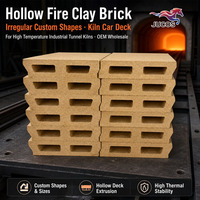 Brique d'argile réfractaire standard réfractaire personnalisée différentes tailles et formes briques réfractaires irrégulières pour voiture de four à tunnel