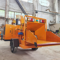 Broyeur de bois 3 points CE à entraînement par prise de force de tracteur, système hydraulique compatible Kubota, broyeur de bois de 8 pouces, livraison gratuite