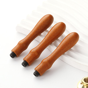 Rosewood Thin Handle Wooden <b>Seal</b> Handle For <b>Wax</b> Sealing Craft Supplies - Product Image 5