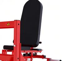 Machine de presse à mollets assise horizontale pour salle de sport commerciale, entraîneur de jambes ergonomique, acier robuste, OEM/ODM