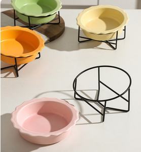 Desainer Merek Mewah Mangkuk Anjing Melamin Mangkuk Tatakan Pemberi Makan Kucing Anak Anjing Non-Slip Kecelakaan Mangkuk Bulldog Perancis untuk Anjing Kecil - Product Image 5