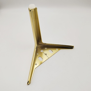 Vàng chân đồ nội thất nhà sản xuất OEM Chrome mạ kim loại <span class=keywords><strong>sofalegs</strong></span> cho sofa dưới phụ kiện - Product Image 2