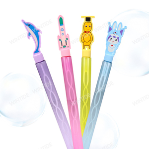Phim hoạt hình ngựa động vật hình xà phòng Thổi Bong Bóng đồ chơi mới bong bóng Blower nước Stick Wands đồ chơi - Product Image 1