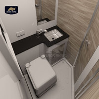 Nouveau camping-car australien hybride de 16 pieds tirer derrière 4x4 tout-terrain Rv Rvs campeurs en aluminium Mini Australie