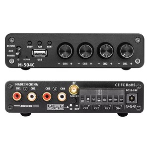 Kỹ thuật số HIFI 4 kênh khuếch đại âm thanh sốt <span class=keywords><strong>USB</strong></span> Flash Drive Player Hợp kim nhôm nhà ở <span class=keywords><strong>Power</strong></span> <span class=keywords><strong>Amp</strong></span> - Product Image 1