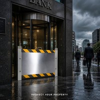 Barrera Contra Inundaciones de Acero Inoxidable, Panel Desmontable para Puerta de Garaje, Sótano, Longitud Personalizada, Venta al Por Mayor