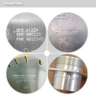 Laser parfait Portable automatique rotatif LCD plaque signalétique signe Vin numéro date plaque métal acier Dot Peen broche marquage marqueur Machine
