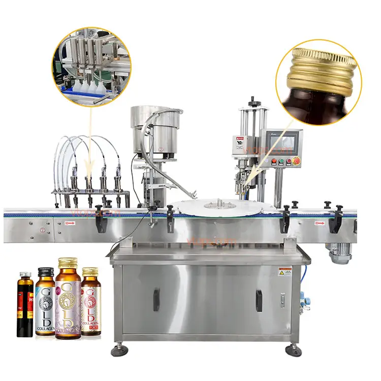 Automatic Glass Ampoule Filling Sealing Machine Rotary Type Automatic Perfume Filling Machine
