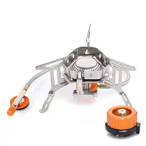 Wholesale advanced technology outdoor cast steel mini folding camping gas stove