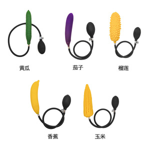 Boutique sexy masturbation féminine gode vibrateur en silicone <span class=keywords><strong>concombre</strong></span> maïs aubergine godes végétaux - Product Image 1