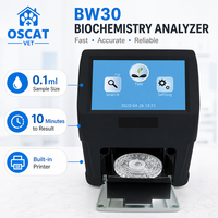 Analyseur de chimie sanguine vétérinaire OSCAT avec 26 panneaux de tests |   Machine de biochimie animale portable pour chiens, chats, chevaux, bovins, clinique