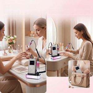 Gradient Diamond Rechargeable Nail Drill High Speed 45000 RPM 36W Cordless <b>E</b>-<b>File</b> Manicure Polishing Salon Tool Wholesale - Product Image 3