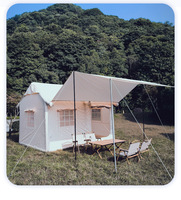 Auvent gonflable Oxford de haute qualité, double couche, quatre saisons, une chambre, tente portable imperméable pour les fêtes, utilisation en extérieur