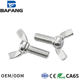 304 Stainless Steel Butterfly <strong>Screws</strong>, Hand-tightened Butterfly <strong>Screws</strong>, <strong>Wing</strong> Bolts, Ingot <strong>Screws</strong> M4 M5 M6 M8 M10 - Product Image 2