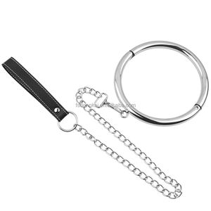 Neues Material Edelstahl Kragen Bondage Trainings spiel Sexspielzeug Rollenspiel-Tool für Männer und Frauen - Product Image 3