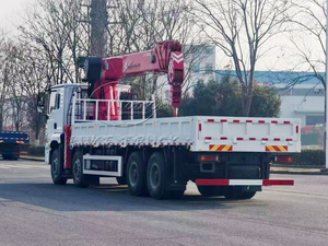 Shacman 8x4 Lorry Crane for <b>Telecommunication</b> Tower Maintenance 12T Telescopic Truck Mounted Crane - Product Image 3