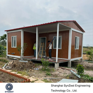 Maisons conteneurs modulaires préfabriquées démontables et portables de 10, 20 et 40 pieds pour entrées, jardins, hôtels et salons - Product Image 4