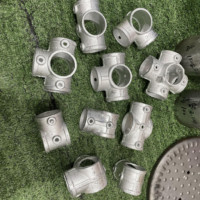 Accessoires de jeu d'extérieur en aluminium pour l'escalade, accessoires de connexion blanchis à la chaux, accessoires de corde pour aire de jeux, accessoires d'aire de jeux
