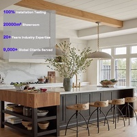Ensembles complets de meubles de cuisine modulaires modernes pour projets hôteliers, design haut de gamme, armoires de cuisine en bois laqué brillant