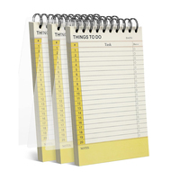 Lire pour expédier le bloc-notes Plan couverture en PVC transparent cahiers à spirale Logos imprimés personnalisés