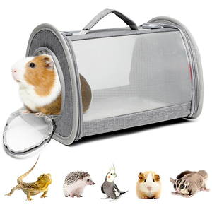 Breathable Pet Carrier <b>Backpack</b> for Lizard Hamster Parrots Guinea Pig <b>Small</b> Animals Outdoor Travel Pet Carrier <b>Backpack</b> Handbag - Product Image 3
