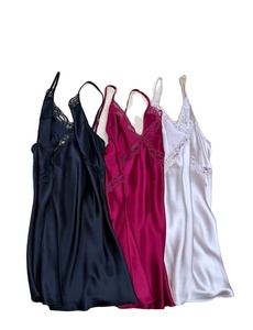 ชุดเดรสผ้าไหมมัลเบอร์รี่แท้ Fitspi 100 สำหรับผู้หญิง ชุดเดรสสาย<span class=keywords><strong>เด</strong></span>ี่ยวเซ็กซี่เปิดหลัง ชุดนอนผ้าไหมหรูหรา ชุดนอนสายเดี่ยวสำหรับฤดูร้อน - Product Image 2