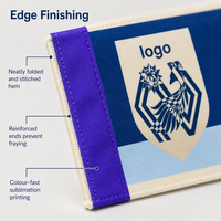 Serviette de sport antimicrobienne écologique en microfibre de polyester polyamide 400 GSM 80/20, brodée pour événements sportifs