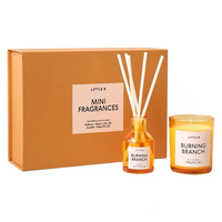 Coffret Cadeau Luxe Bougie Parfumée et Diffuseur à Bâtonnets - Emballage en Gros Direct Usine