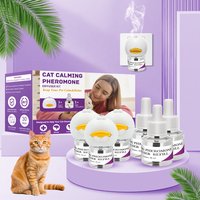 Achats en ligne : Kit apaisant 4 en 1 efficace pour chats, diffuseur de phéromones, soulagement de l'anxiété, lutte contre l'agressivité, réduction du stress, 90 jours