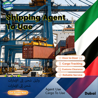 Transitaire maritime, agent d'expédition en entrepôt vers le port d'UAE Rashid, logistique de fret, livraison et transport