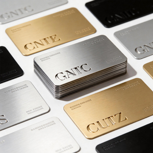 Tarjetas de Visita Metálicas NFC Personalizables de 1k, Mini Etiqueta con Código QR RFID de 13.56MHz para Hotel, Tarjetas Magnéticas Doradas Metálicas en Blanco con Logotipo - Product Image 6