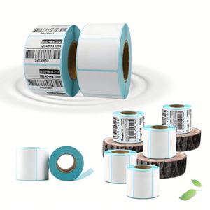 Rollo de Etiquetas de Código de Barras Premium 4*6, Rollo de Etiquetas Térmicas 100*50mm, Papel de Etiquetas Térmicas Impermeables - Product Image 1