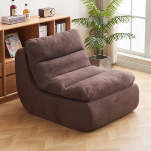 Canapé Pouf Moderne Une Place en Tissu Décontracté, <span class=keywords><strong>Fauteuil</strong></span> de Chambre pour <span class=keywords><strong>Petit</strong></span> Appartement et Balcon, <span class=keywords><strong>Design</strong></span> <span class=keywords><strong>Confortable</strong></span> pour Dormir ou se Reposer - Product Image 3