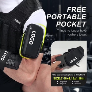 Chaleco con Peso Ajustable de 22/44 LB para Caminar, Entrenamiento de Fuerza, Correr y Ejercicio - Product Image 4
